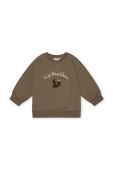 Дитяча кофта That's mine 005072 Finley Big Brother Sweatshirt колір коричневий з аплікацією