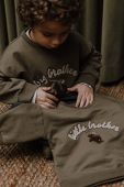 Дитяча кофта That's mine 005072 Finley Big Brother Sweatshirt колір коричневий з аплікацією