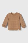 Кофта для немовлят United Colors of Benetton колір коричневий візерунок