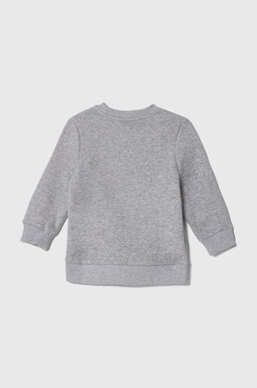 Дитяча кофта Lacoste колір сірий меланж фото 2
