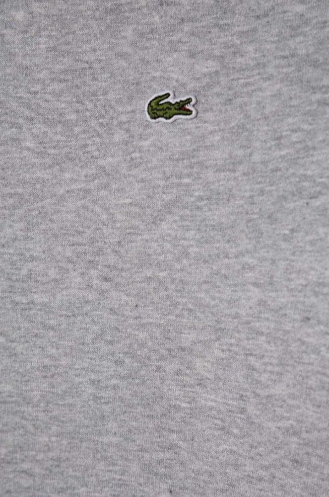 Дитяча кофта Lacoste колір сірий меланж фото 3