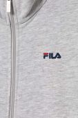 Дитяча кофта Fila BLANKENHAGEN колір сірий однотонна