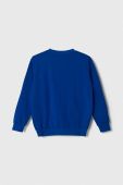Дитяча кофта Fila BLEIALF crew sweat з принтом колір блакитний