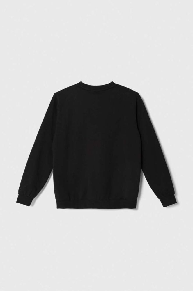 Дитяча кофта Fila BLEIALF crew sweat колір чорний з принтом фото 2