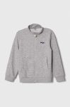 Дитяча кофта Fila BREDDIN колір сірий меланж