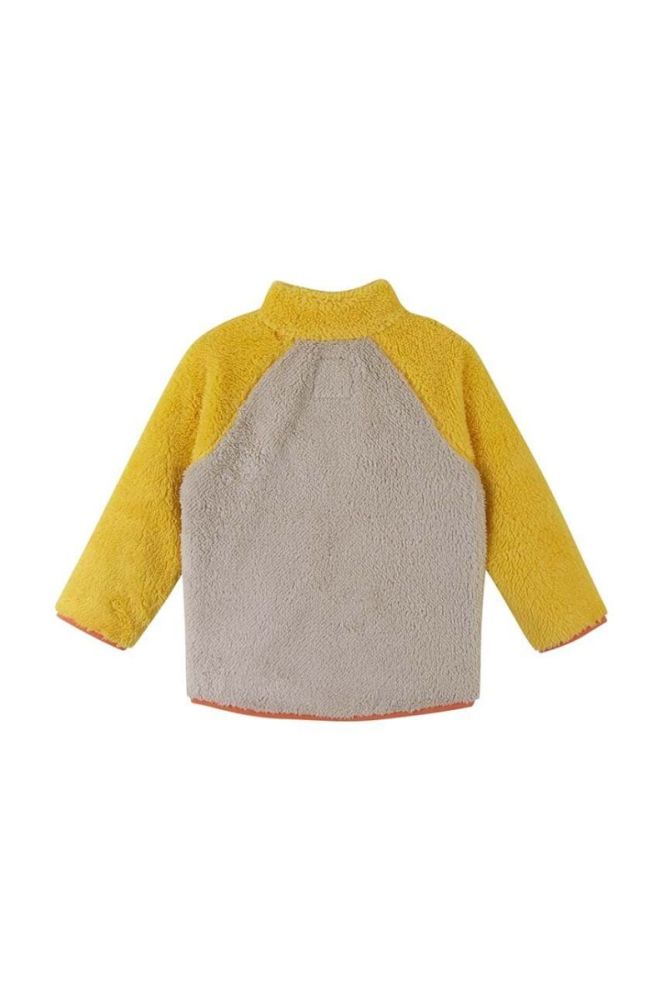 Дитяча кофта Reima Moomin Kramgo колір жовтий однотонна фото 2