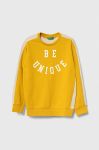 Дитяча кофта United Colors of Benetton колір жовтий з принтом (3545915)