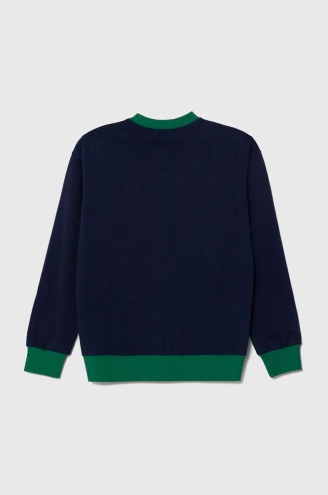 Дитяча кофта United Colors of Benetton колір зелений з принтом (3514939) фото 2
