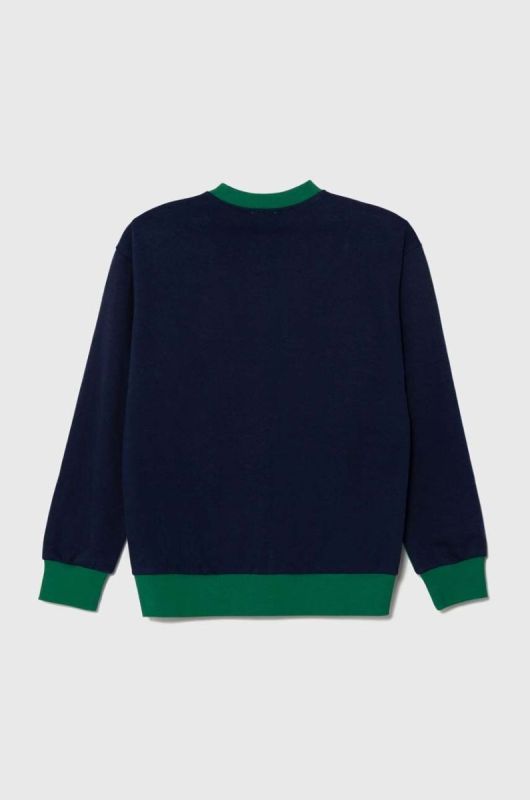 Дитяча кофта United Colors of Benetton колір зелений з принтом (3514939) фото 2