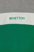 Дитяча кофта United Colors of Benetton колір зелений з аплікацією (3514946)