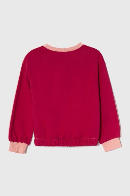 Дитяча кофта United Colors of Benetton колір рожевий візерунок (3485402) фото 2