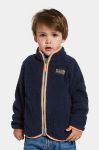 Дитяча кофта Didriksons GIBBS KIDS FULLZIP колір синій однотонна