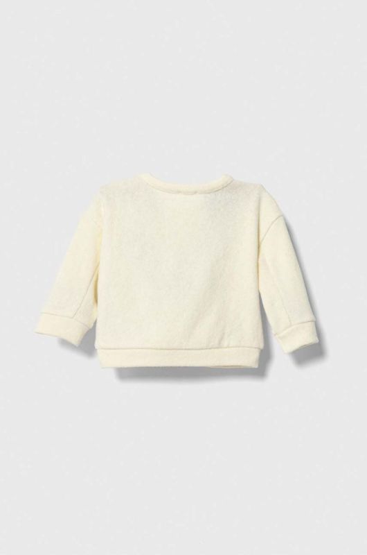 Кофта для немовлят United Colors of Benetton колір бежевий з аплікацією (3601362) фото 2