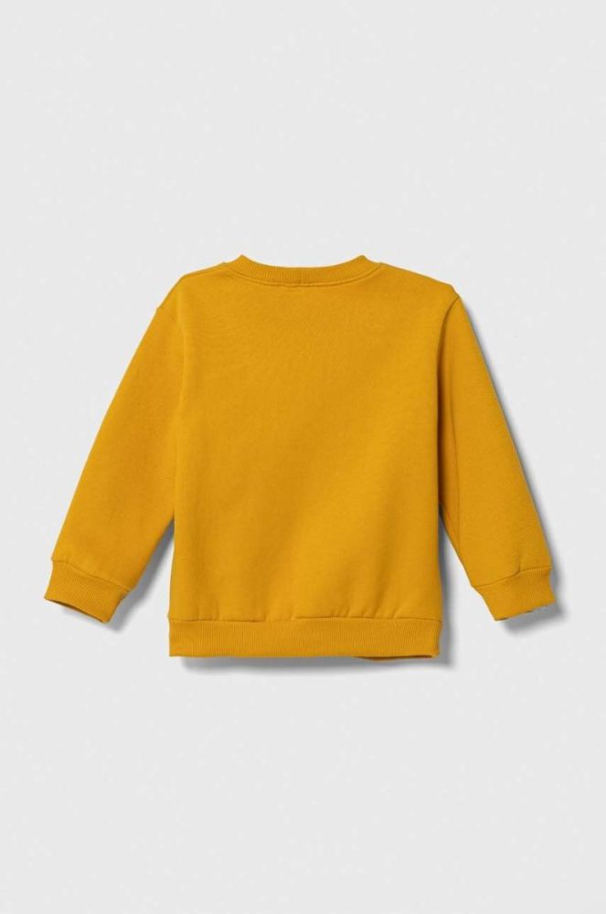 Дитяча кофта United Colors of Benetton колір жовтий з принтом (3601451) фото 2