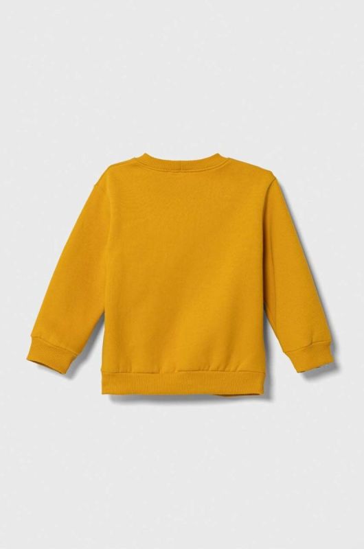 Дитяча кофта United Colors of Benetton колір жовтий з принтом (3601451) фото 2