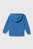 Дитяча кофта United Colors of Benetton з капюшоном візерунок колір блакитний (3601468)