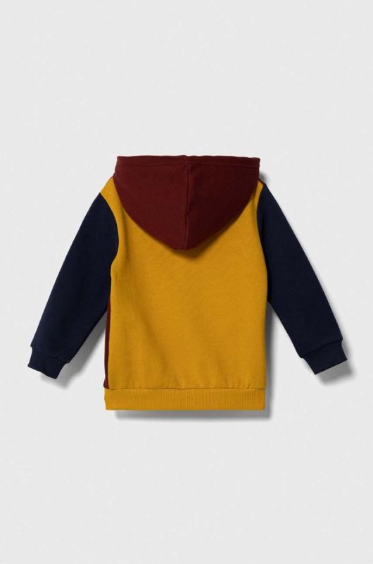 Дитяча кофта United Colors of Benetton з капюшоном візерунок колір барвистий (3601462) фото 2