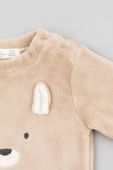 Кофта для немовлят zippy колір бежевий з аплікацією