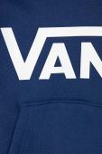 Дитяча кофта Vans VN0A49MUCS01 BY VANS CLASSIC PO K з капюшоном з принтом колір блакитний
