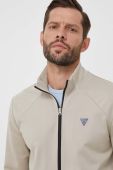 Кофта Guess чоловіча колір бежевий однотонна (3334945)