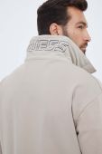 Кофта Guess чоловіча колір бежевий однотонна (3461823)