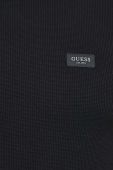 Кофта Guess чоловіча колір чорний з капюшоном однотонна (3381026)