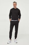 Кофта Guess чоловіча колір чорний з аплікацією (3334991)