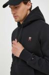 Кофта Tommy Hilfiger чоловіча колір чорний з капюшоном з аплікацією (3256941)