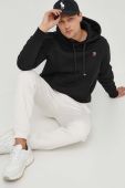 Кофта Tommy Hilfiger чоловіча колір чорний з капюшоном з аплікацією (3256941)