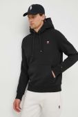 Кофта Tommy Hilfiger чоловіча колір чорний з капюшоном з аплікацією (3256941)