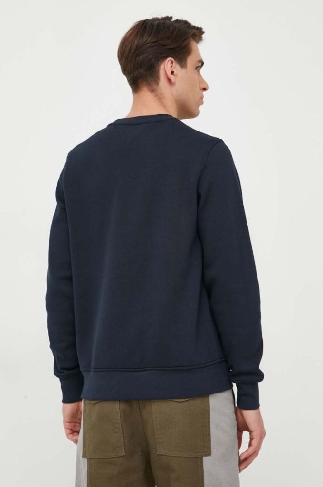 Кофта Tommy Hilfiger чоловіча колір синій з аплікацією (3324574) фото 3