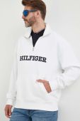 Кофта Tommy Hilfiger чоловіча колір білий з аплікацією (3259742)