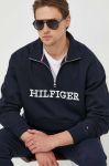 Кофта Tommy Hilfiger чоловіча колір синій з аплікацією (3259736)