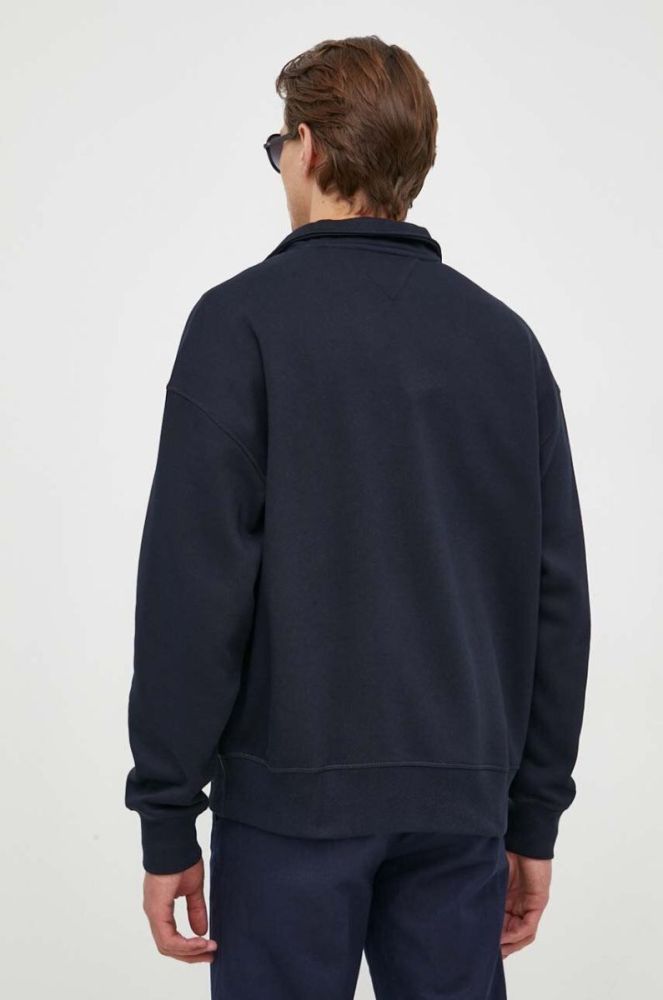 Кофта Tommy Hilfiger чоловіча колір синій з аплікацією (3259736) фото 3