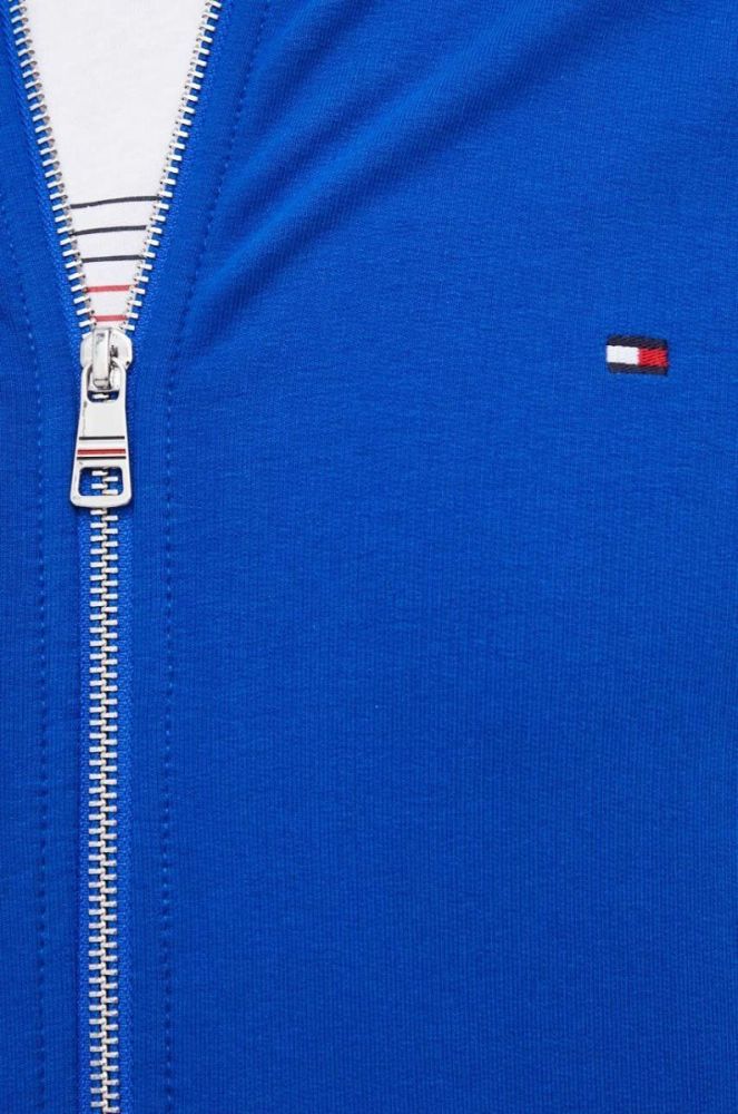 Кофта Tommy Hilfiger чоловіча  однотонна колір блакитний (3272144) фото 5