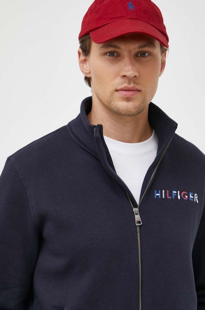 Кофта Tommy Hilfiger чоловіча колір синій з принтом (3259746)