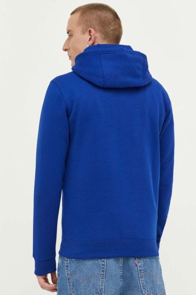 Кофта Tommy Jeans чоловіча колір синій з капюшоном однотонна (3283978) фото 3