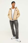 Кофта Tommy Jeans чоловіча колір бежевий з капюшоном з аплікацією (3369140)