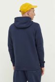 Бавовняна кофта Tommy Jeans чоловіча колір синій з капюшоном з принтом (3276683)