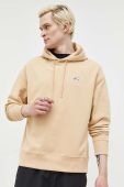 Кофта Tommy Jeans чоловіча колір бежевий з капюшоном однотонна (3284003)
