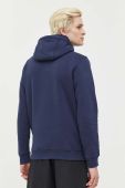 Кофта Tommy Jeans колір синій з капюшоном однотонна