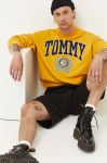 Бавовняна кофта Tommy Jeans чоловіча колір жовтий з аплікацією Бавовняна кофта Tommy Jeans чоловіча колір жовтий з аплікацією