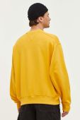 Бавовняна кофта Tommy Jeans чоловіча колір жовтий з аплікацією