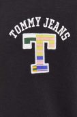Кофта Tommy Jeans чоловіча колір чорний з капюшоном з аплікацією (3284043)