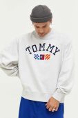 Бавовняна кофта Tommy Jeans чоловіча колір сірий меланж (3324613)