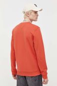 Бавовняна кофта Tommy Jeans чоловіча колір помаранчевий з принтом