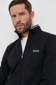 Кофта BOSS чоловіча колір чорний з аплікацією (3319574)