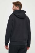 Кофта BOSS чоловіча колір синій з капюшоном однотонна