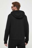 Кофта BOSS чоловіча колір чорний з капюшоном однотонна (3359885)