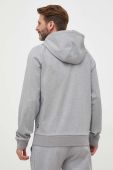 Кофта BOSS чоловіча колір сірий з капюшоном меланж (3359901)